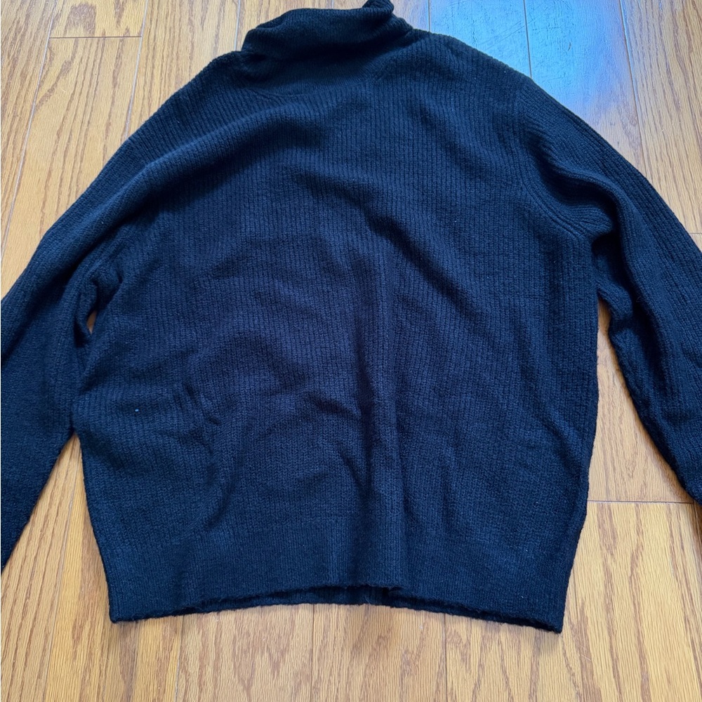Black Turtleneck Sweater Nova Men XL extra large